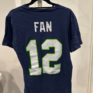 Seahawks Team Apparel Navy Blue T-Shirt